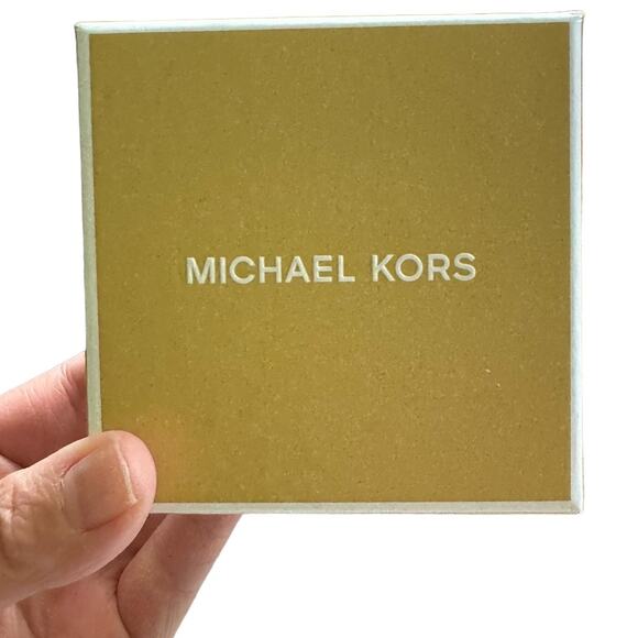 Michael Kors Heritage Rose Gold Crystal Heart Slider Bracelet NWT OS Layering - Picture 6 of 9